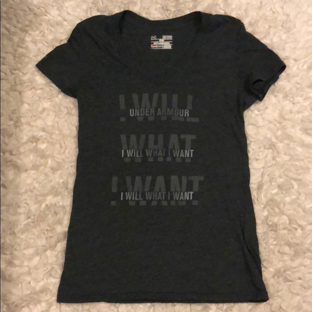 Black Under Armour T Shirt XSMALL